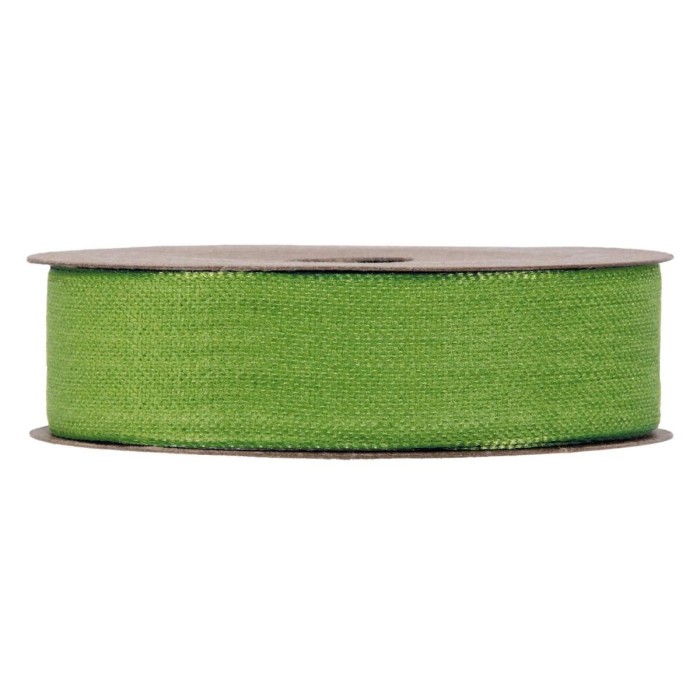 NASTRO COTONE ECOVELOUR MM25X20MT VERDE OLIVA